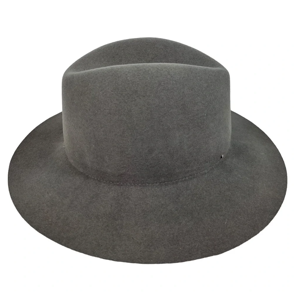 Janessa Leone Hayden Wool Hat Gray Women's Large